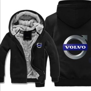 Thick Warm Hooded Volvo Jacket